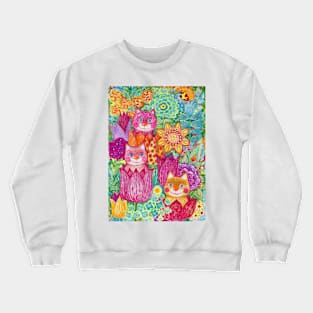 Spring cats Crewneck Sweatshirt